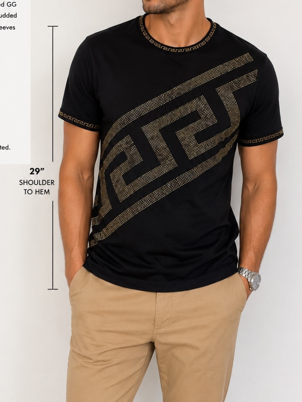 Short Sleeve Tee Slim Fit GG Premium Clothing Size XL (SEE DESCRIPTION)
